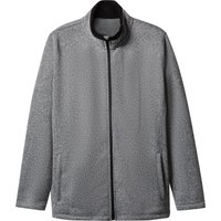ESMARA MEN Herren Strickfleece-Jacke (Grau, 3XL (64/66))