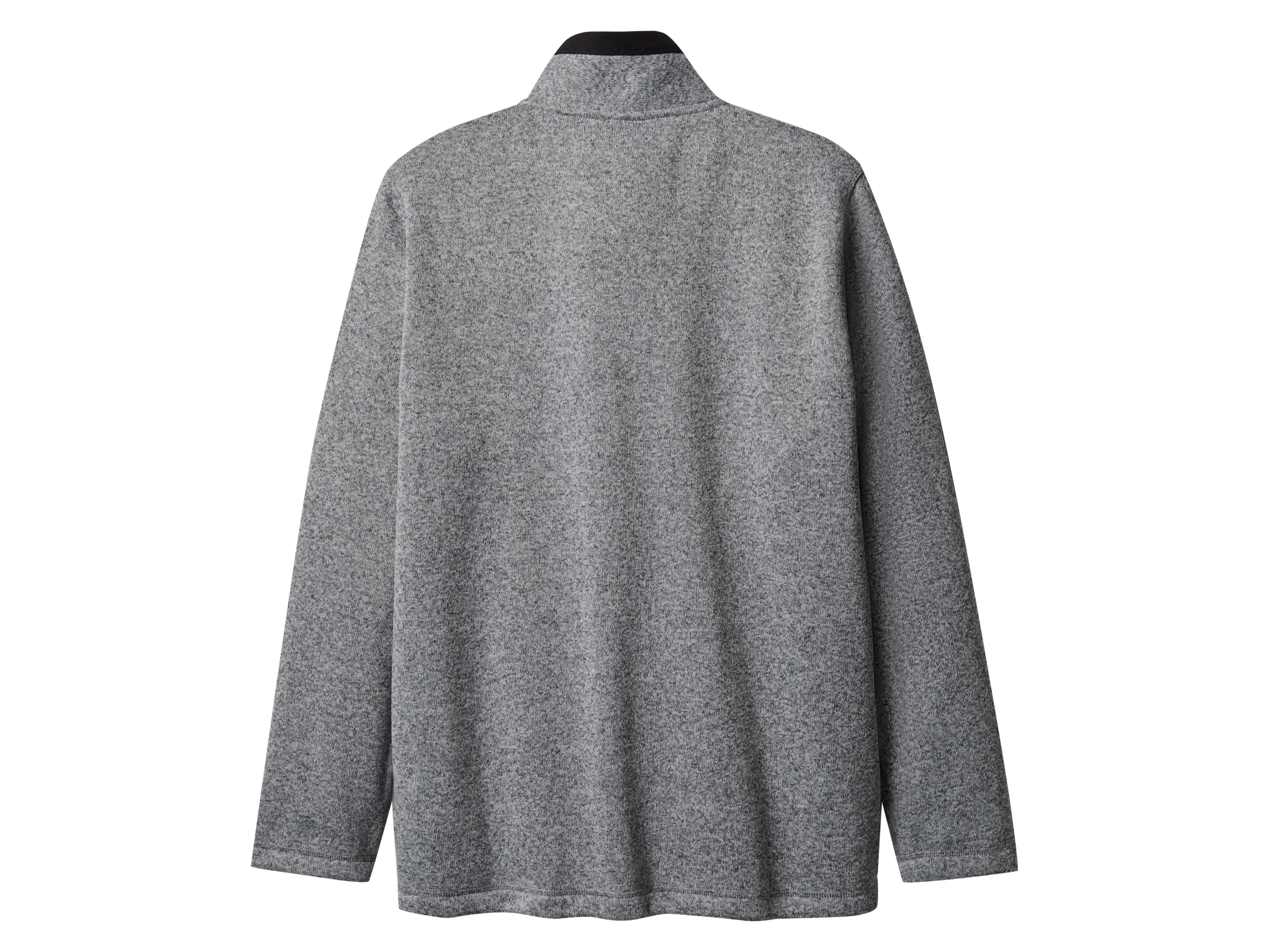 ESMARA MEN Herren Strickfleece-Jacke (Grau, 3XL (64/66)) – Bild 3 von 3