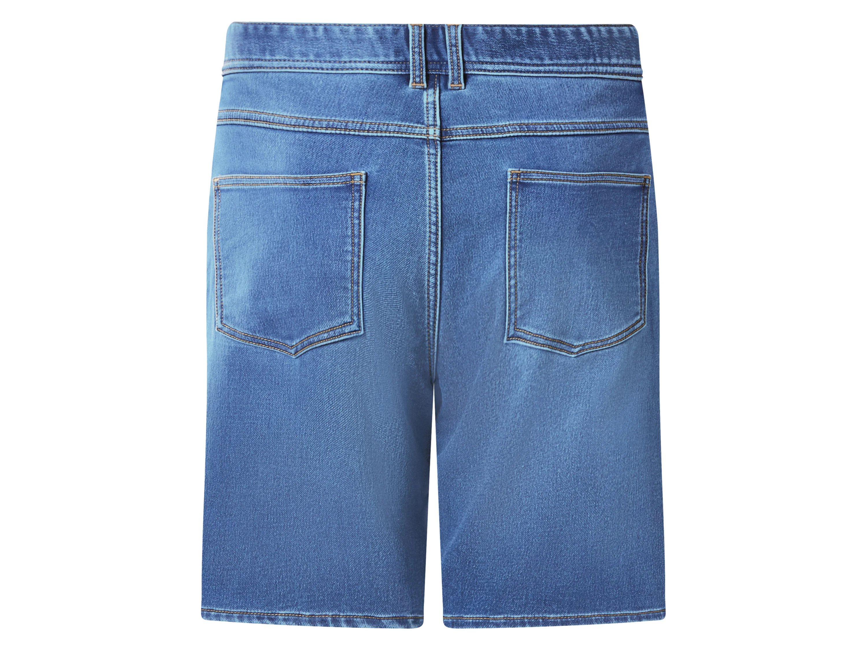 ESMARA MEN Herren Sweat-Denim-Bermudas (Blau, 50) – Bild 2 von 2