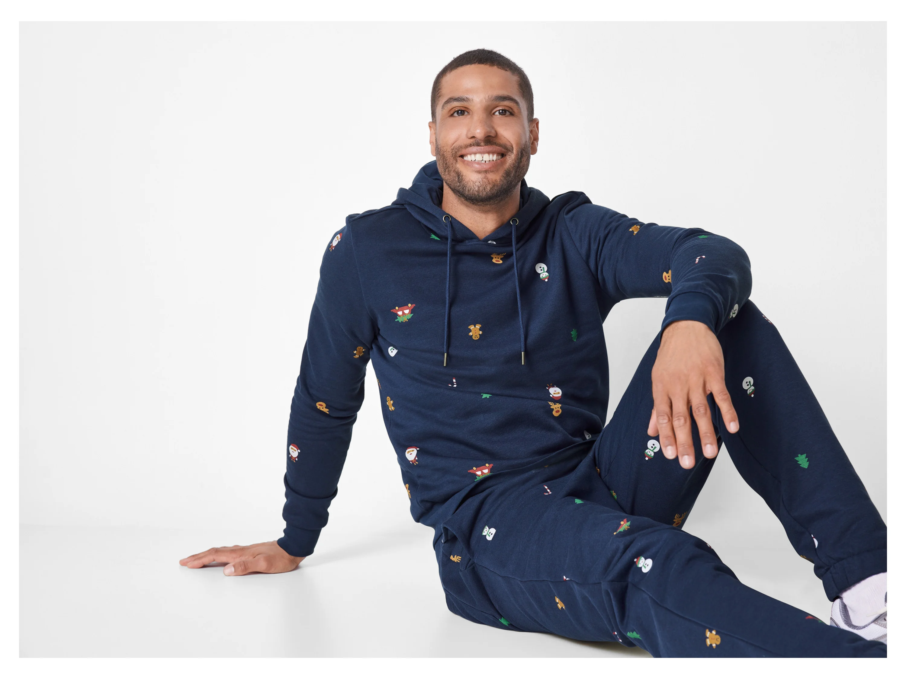 ESMARA MEN Herren Sweathoodie (Navy, XL (56/58)) – Bild 2 von 3