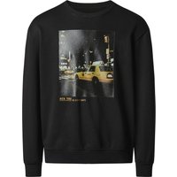 ESMARA MEN Herren Sweatpullover / Sweathoodie, leger geschnitten (Schwarz, M (48/50))