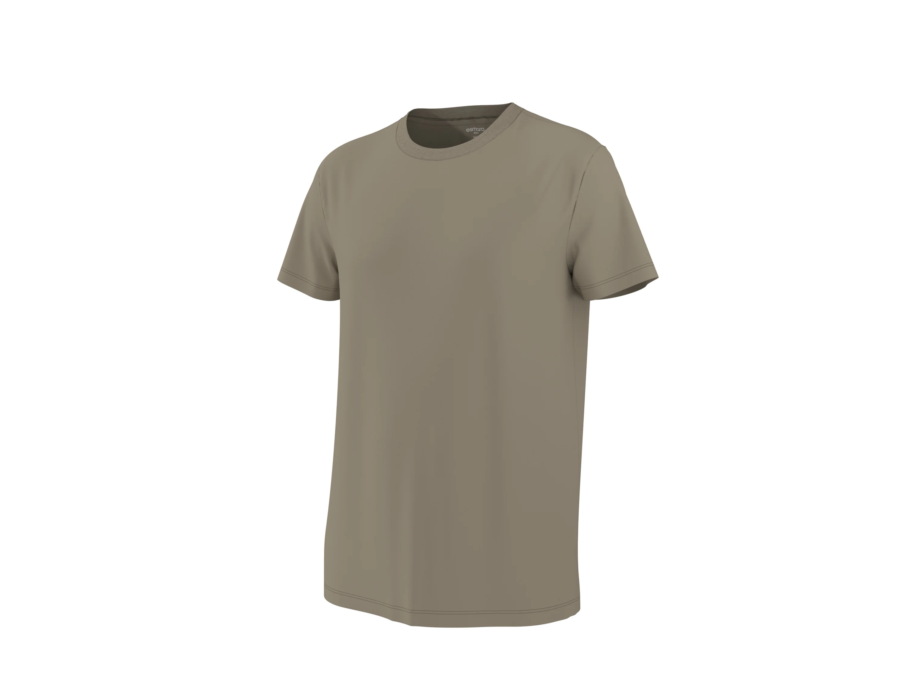 ESMARA MEN Herren T-Shirt (Beige, M (48/50)) – Bild 4 von 4