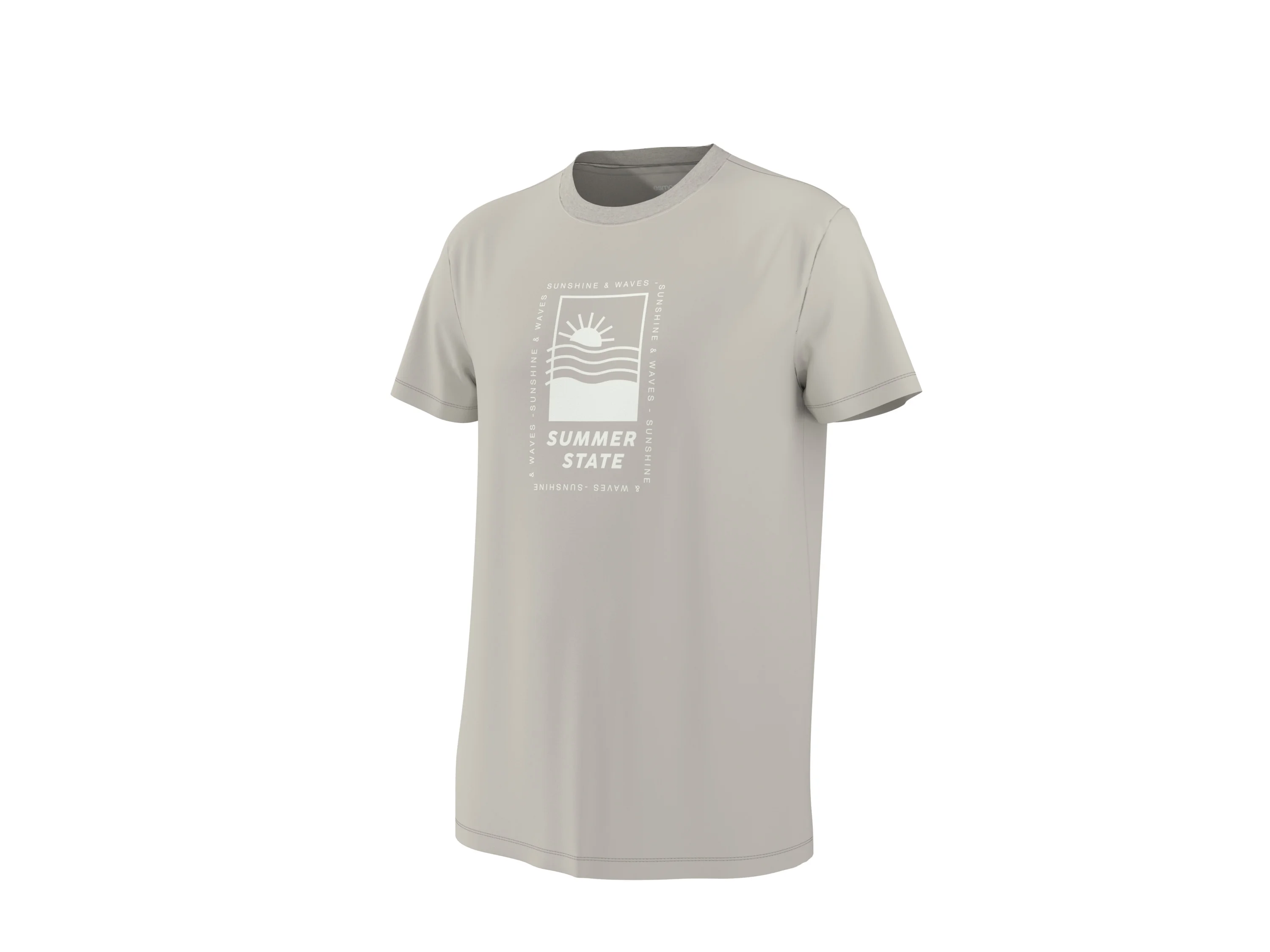 ESMARA MEN Herren T-Shirt (Beige, L (52/54)) – Bild 4 von 4