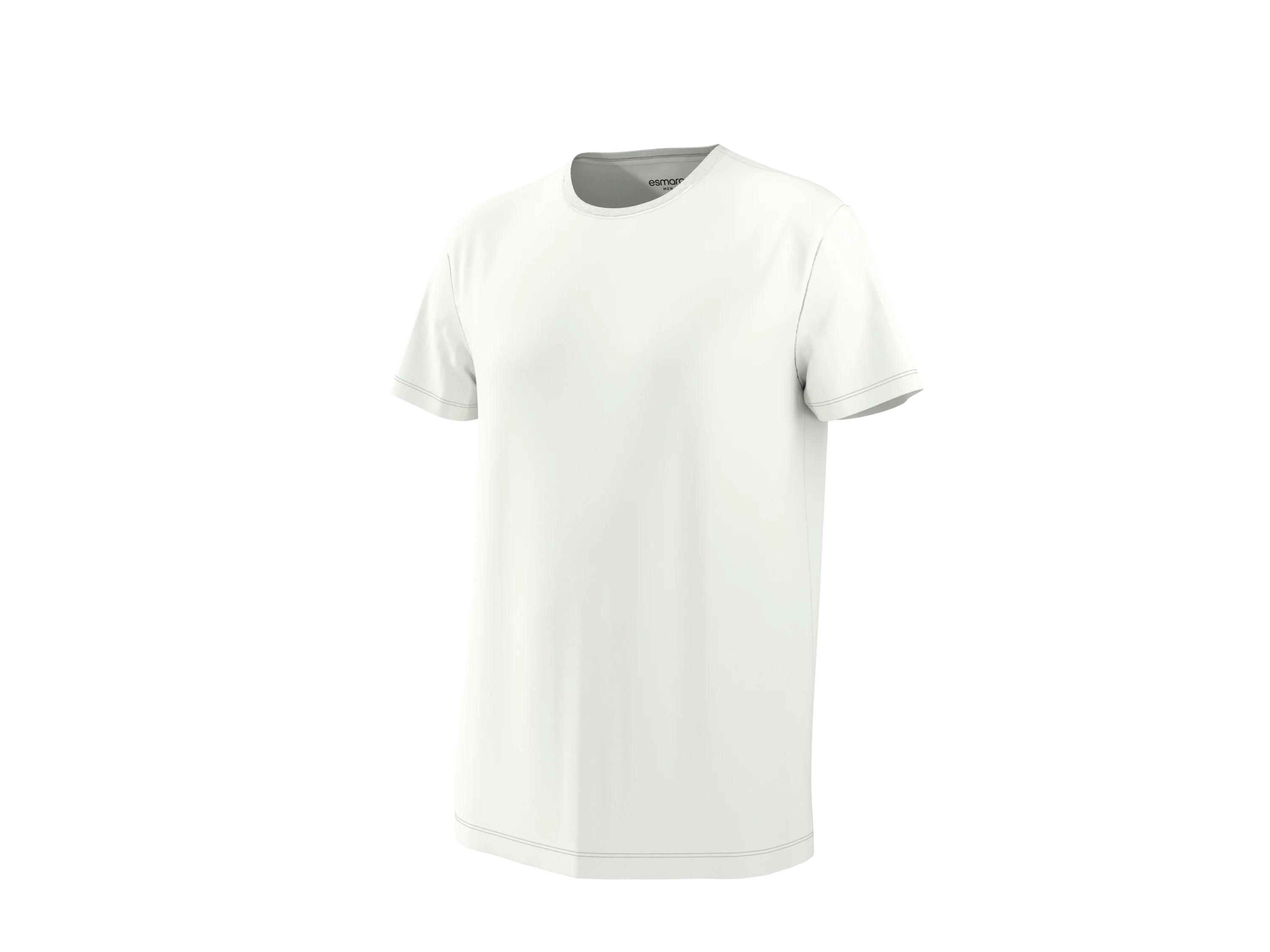 ESMARA MEN Herren T-Shirt, 5 Stück (Weiß, XXL (60/62)) – Bild 2 von 4