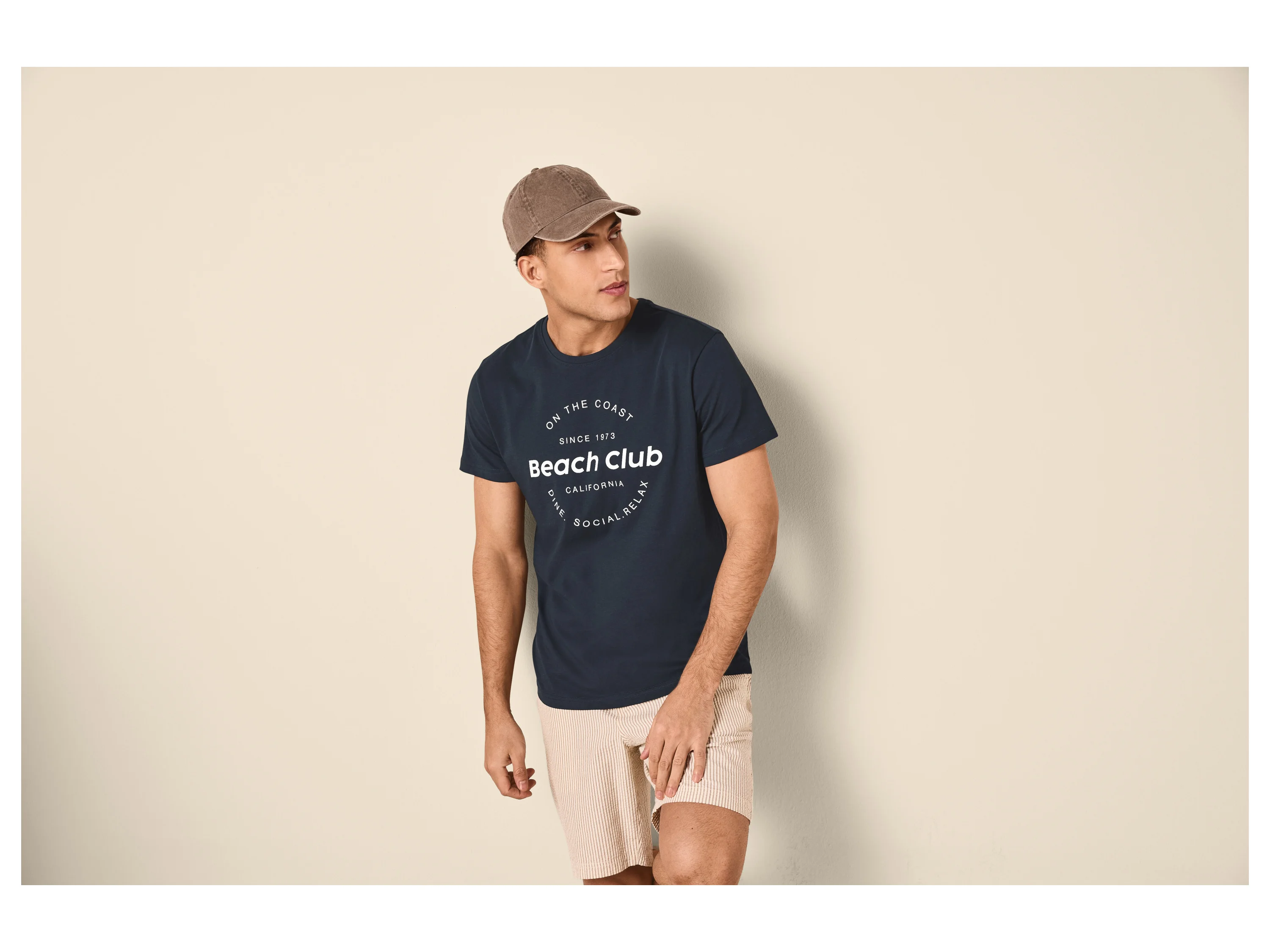 ESMARA MEN Herren T-Shirt (Navy, M (48/50)) – Bild 2 von 4