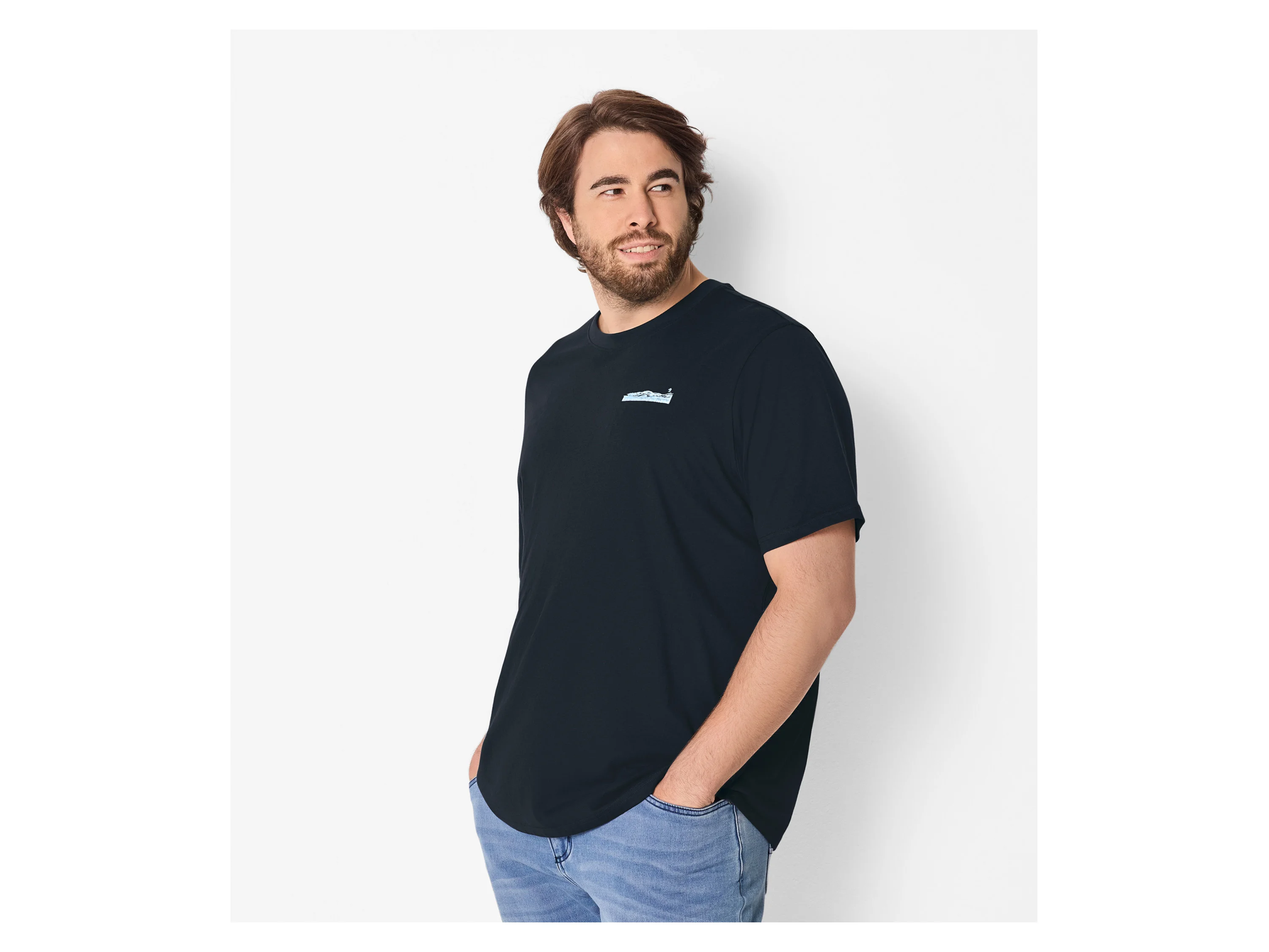 ESMARA MEN Herren T-Shirt (Navy, 4XL (68/70)) – Bild 2 von 4