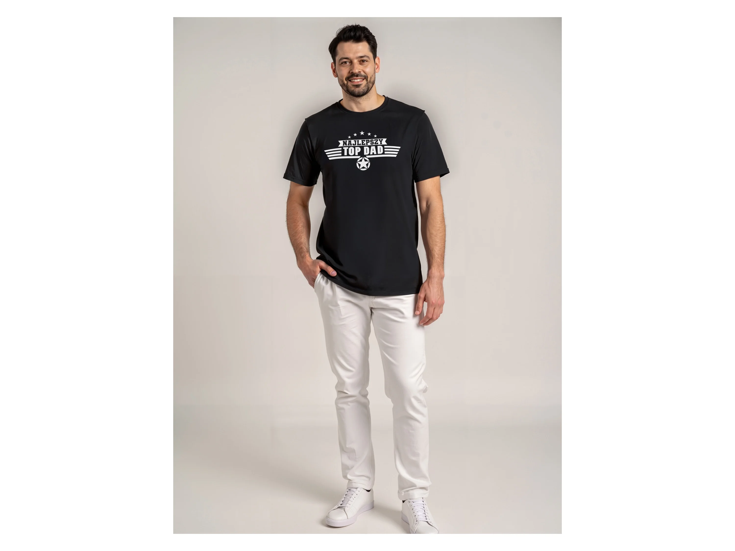 ESMARA MEN Herren T-Shirt (Schwarz, M (48/50)) – Bild 2 von 3