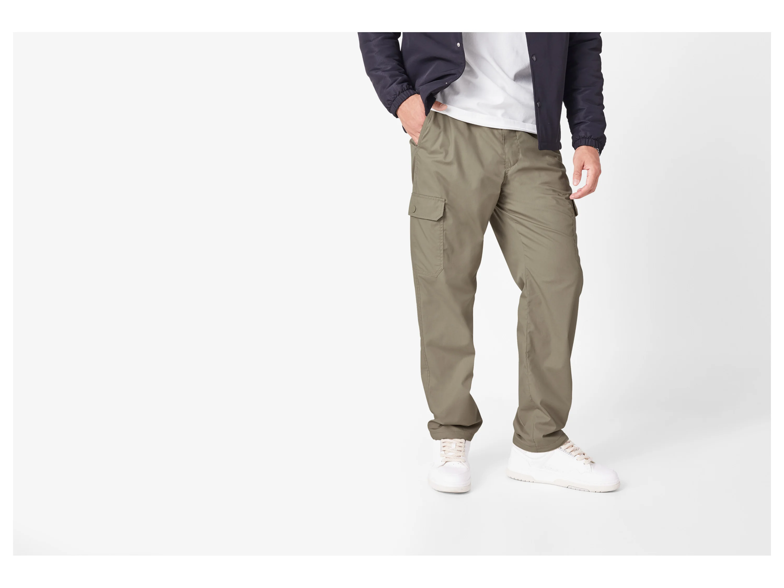 ESMARA MEN Herren Thermo-Cargohose (Beige, XL (56/58)) – Bild 2 von 4