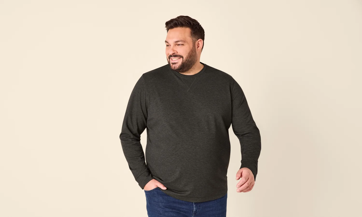 ESMARA MEN Herren Thermo-Langarmshirt (Braun, 3XL (64/66)) – Bild 2 von 4