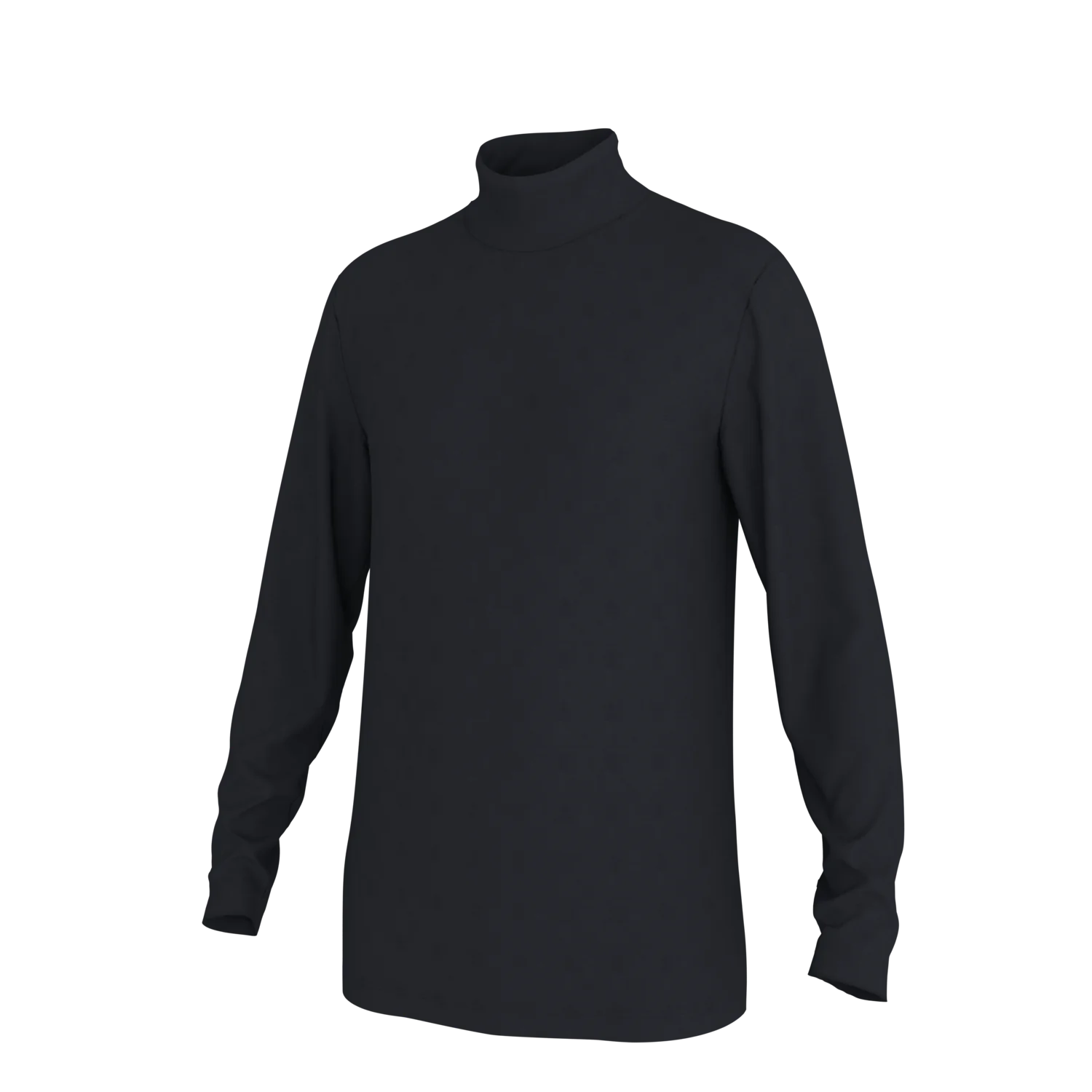 ESMARA MEN Herren Thermo-Rollkragenshirt (Schwarz, XL (56/58)) – Bild 2 von 3