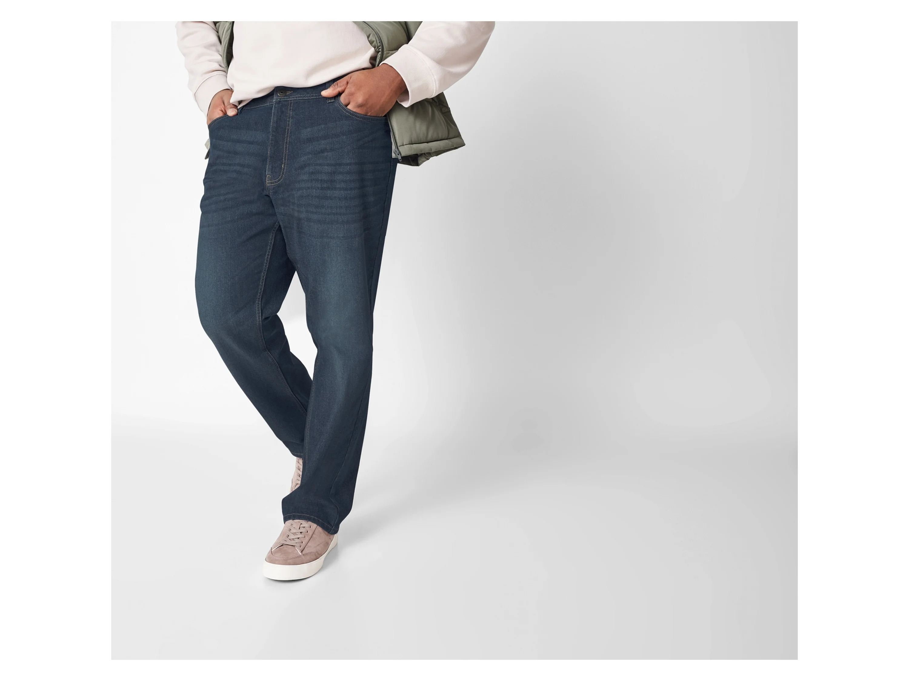 ESMARA MEN Herren Thermojeans, Straight Fit (Blau, 62 (46/32)) – Bild 2 von 3