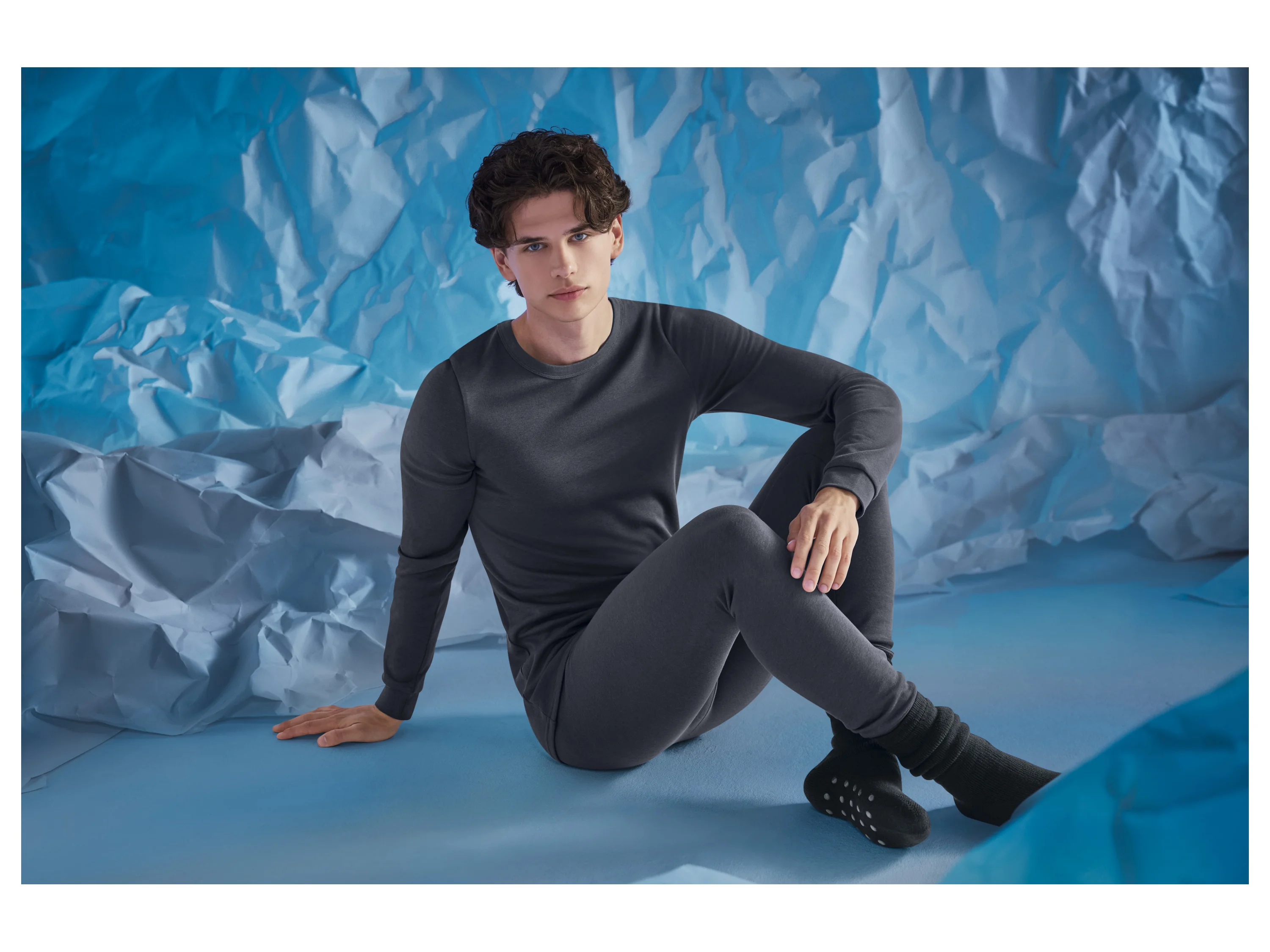 ESMARA MEN Herren Thermounterhemd (Blau, 5/M) – Bild 3 von 3