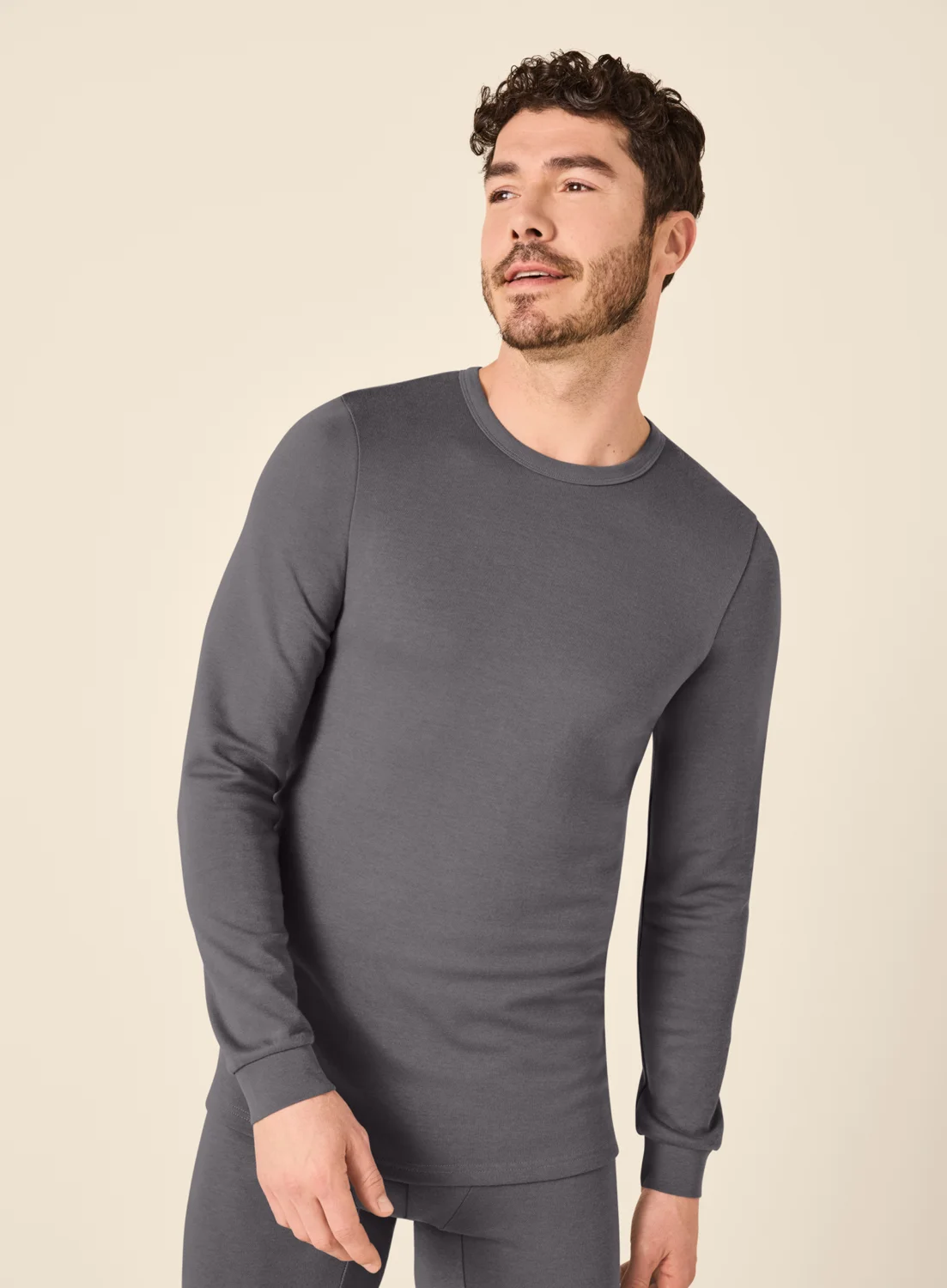 ESMARA MEN Herren Thermounterhemd (Dunkelgrau, 4/S) – Bild 2 von 2