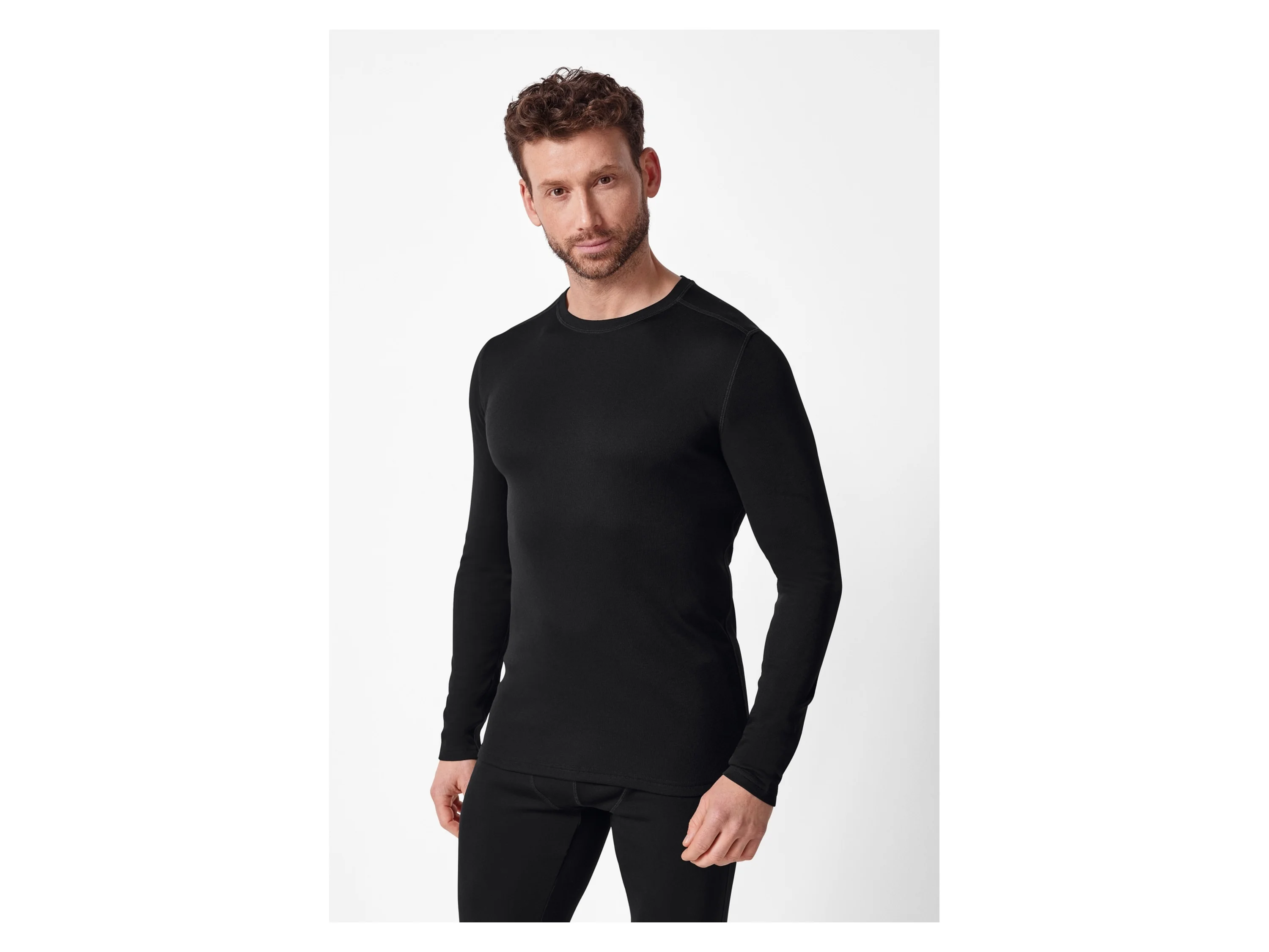 ESMARA MEN Herren Thermounterhemd (Schwarz, M (48/50)) – Bild 2 von 4