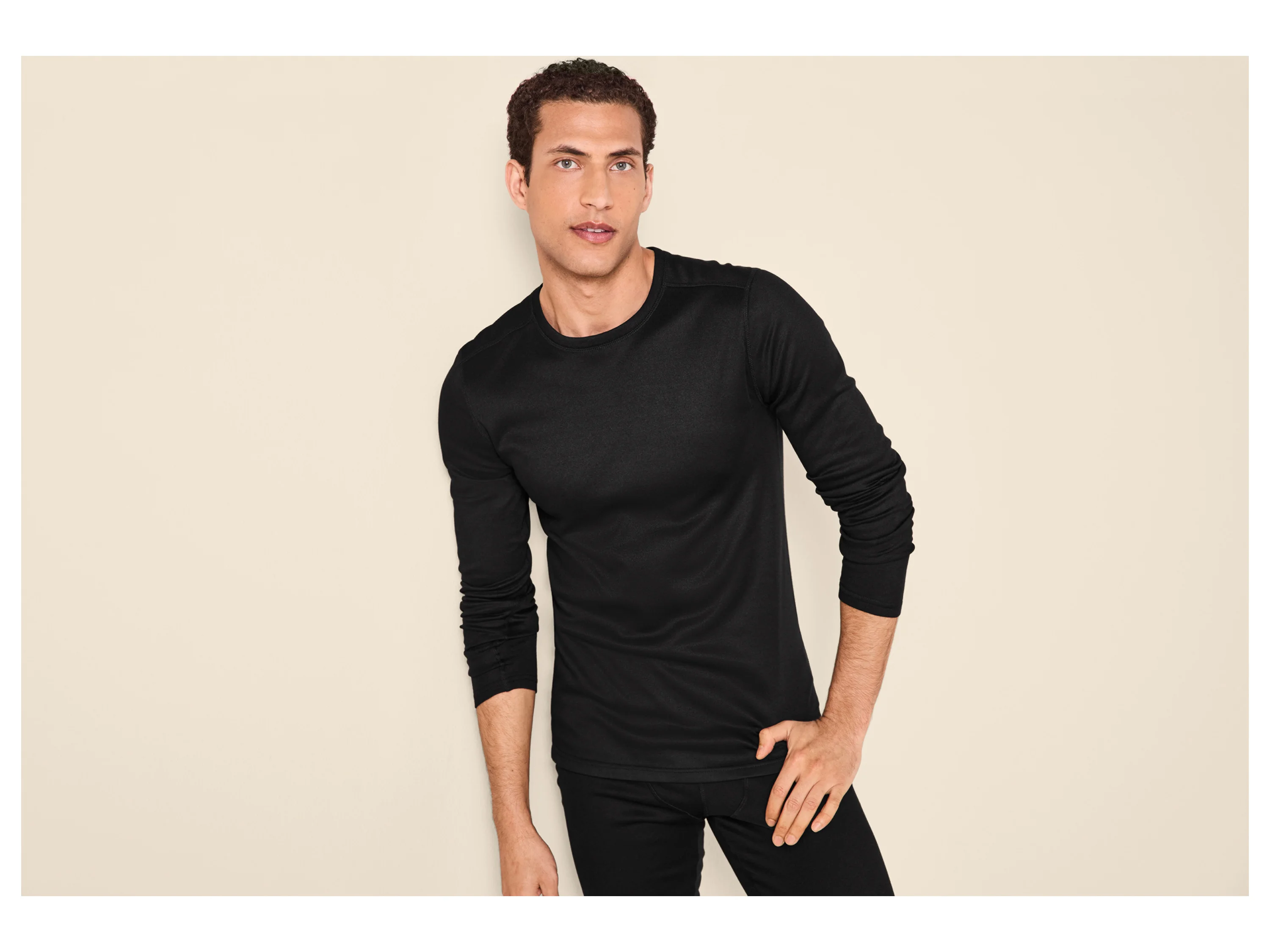 ESMARA MEN Herren Thermounterhemd (Schwarz, XXL (60/62)) – Bild 2 von 4