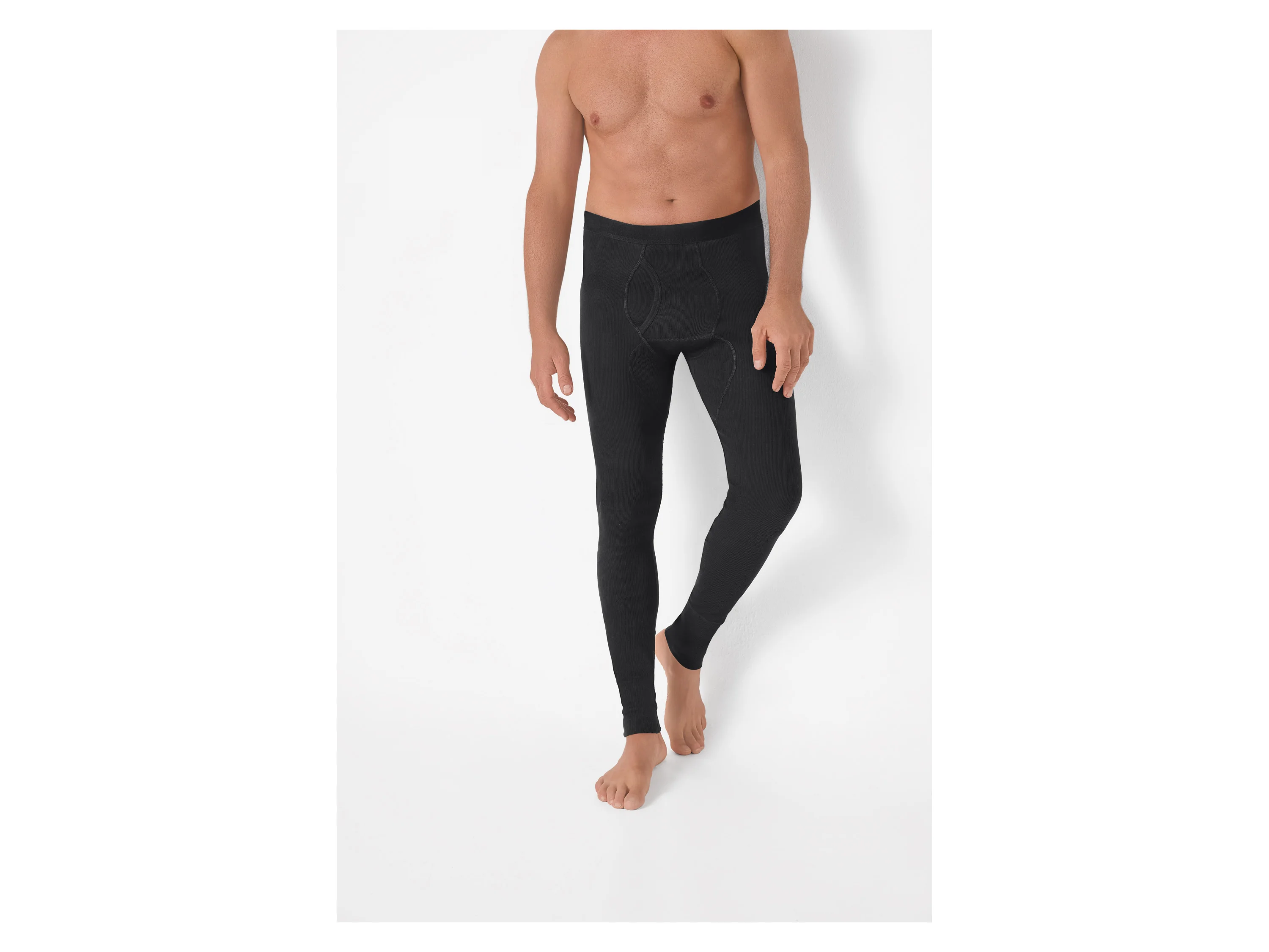 ESMARA MEN Herren Unterhose mit Eingriff lang (Schwarz, 7/XL) – Bild 2 von 3