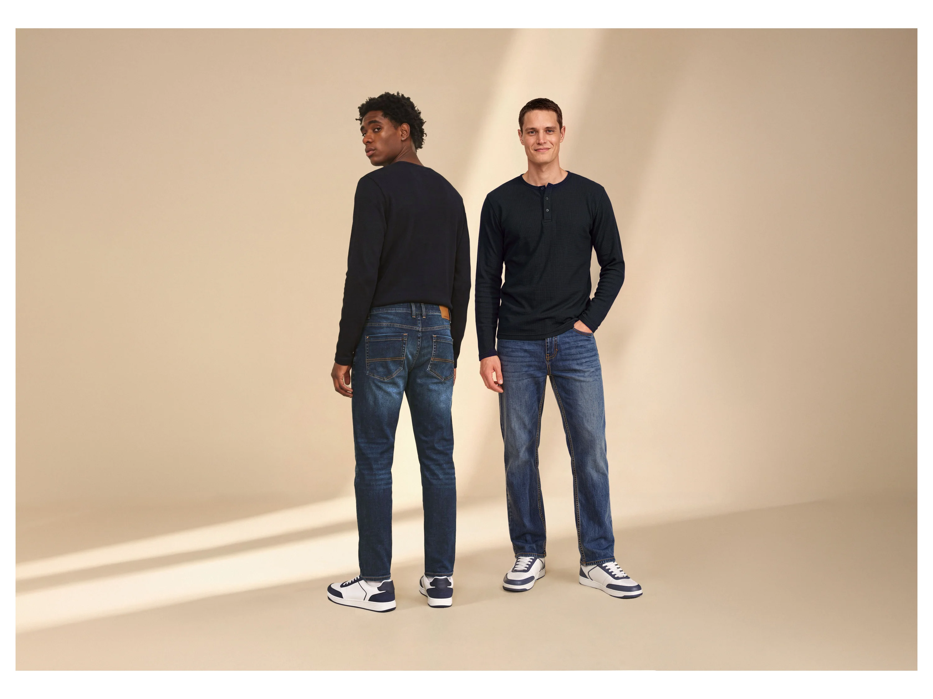 ESMARA MEN Jeans, Relaxed Fit, normale Leibhöhe (Blau, 50 (34/32)) – Bild 4 von 4