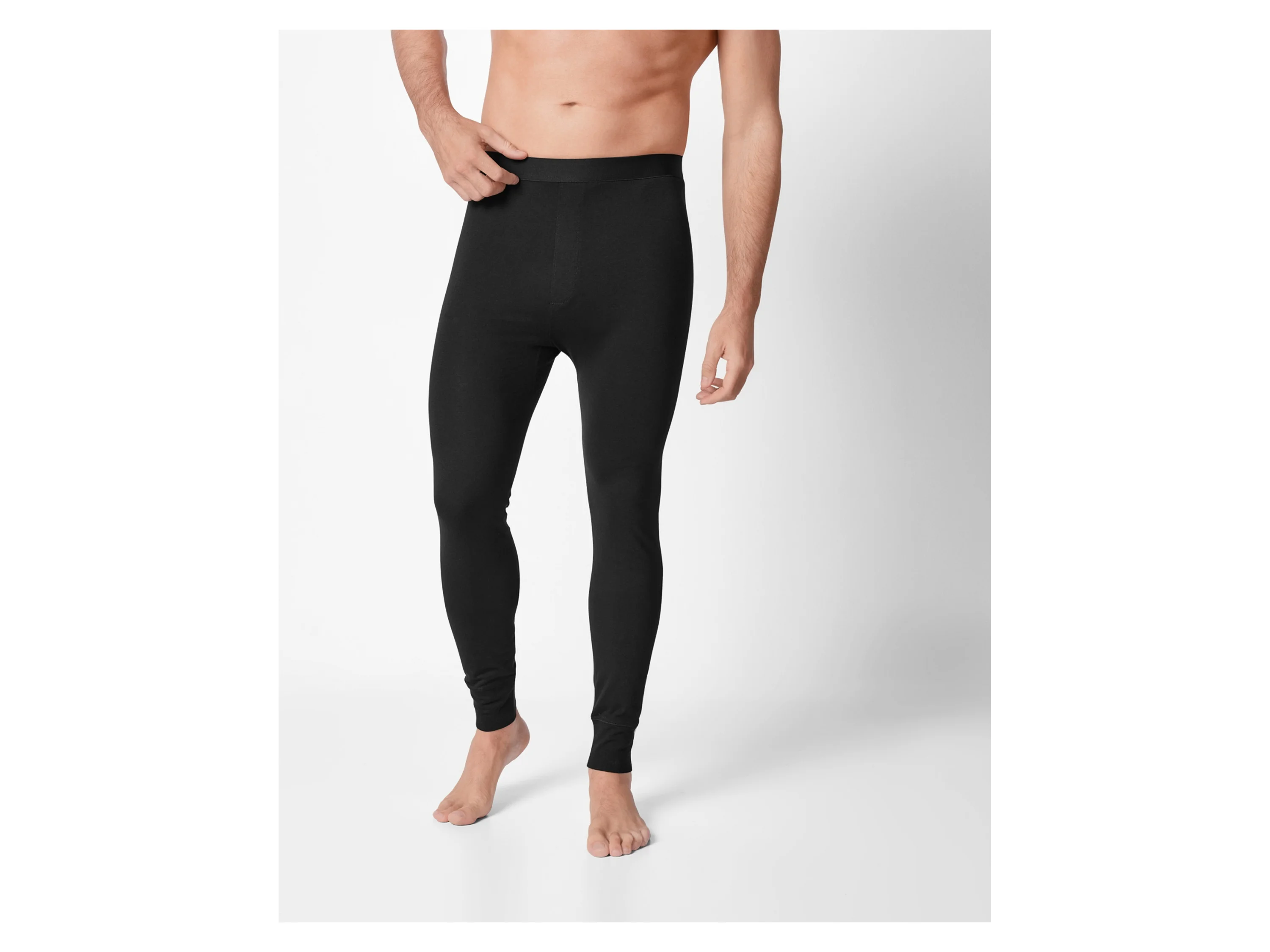 ESMARA MEN Lange Unterhosen, 2 Stück (Schwarz, 6/L) – Bild 2 von 3
