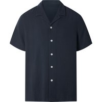 ESMARA MEN Musselin-Freizeithemd (Navy, M (39/40))