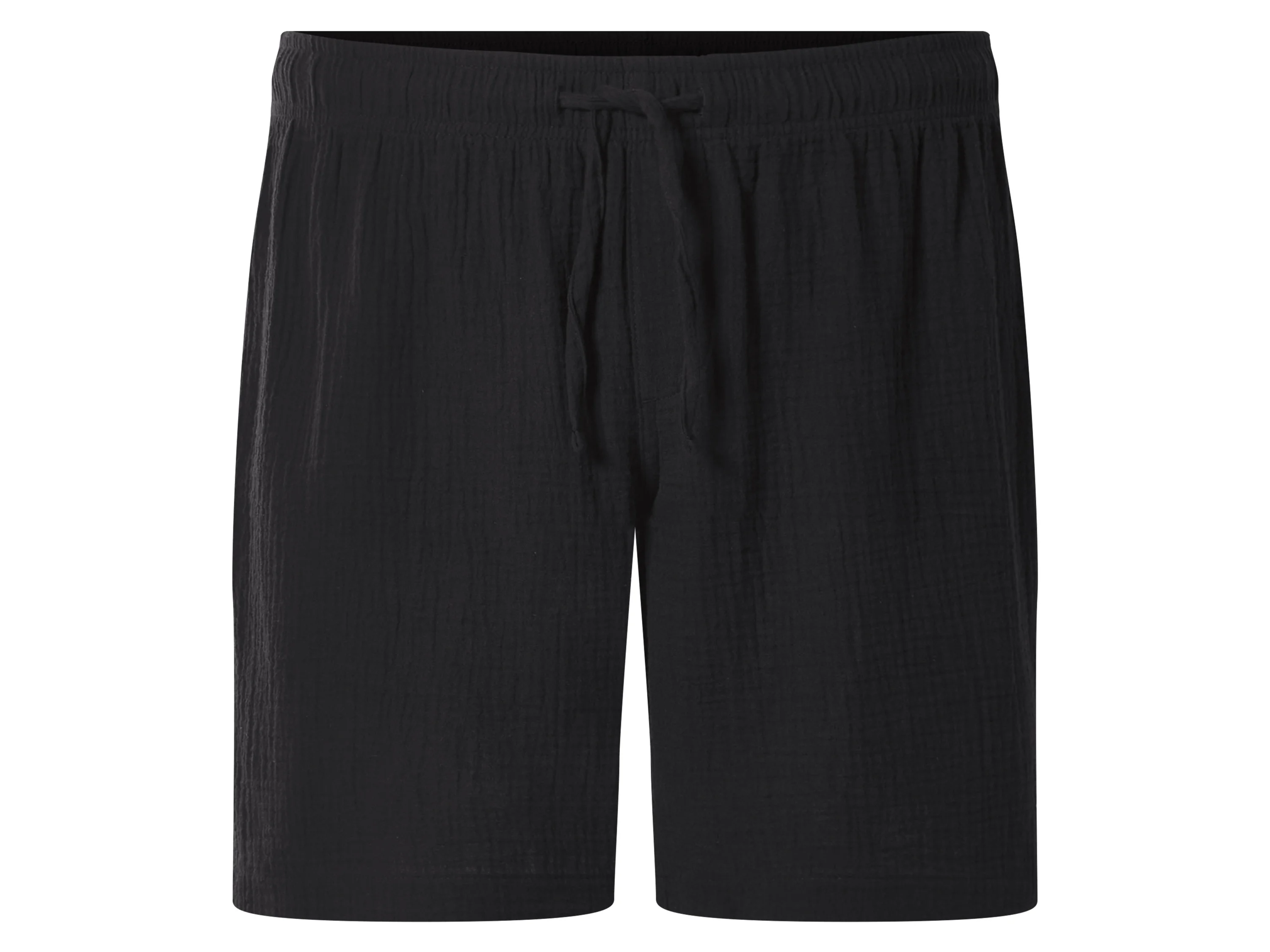 ESMARA MEN Musselin-Pyjama (Schwarz, S (44/46)) – Bild 4 von 4