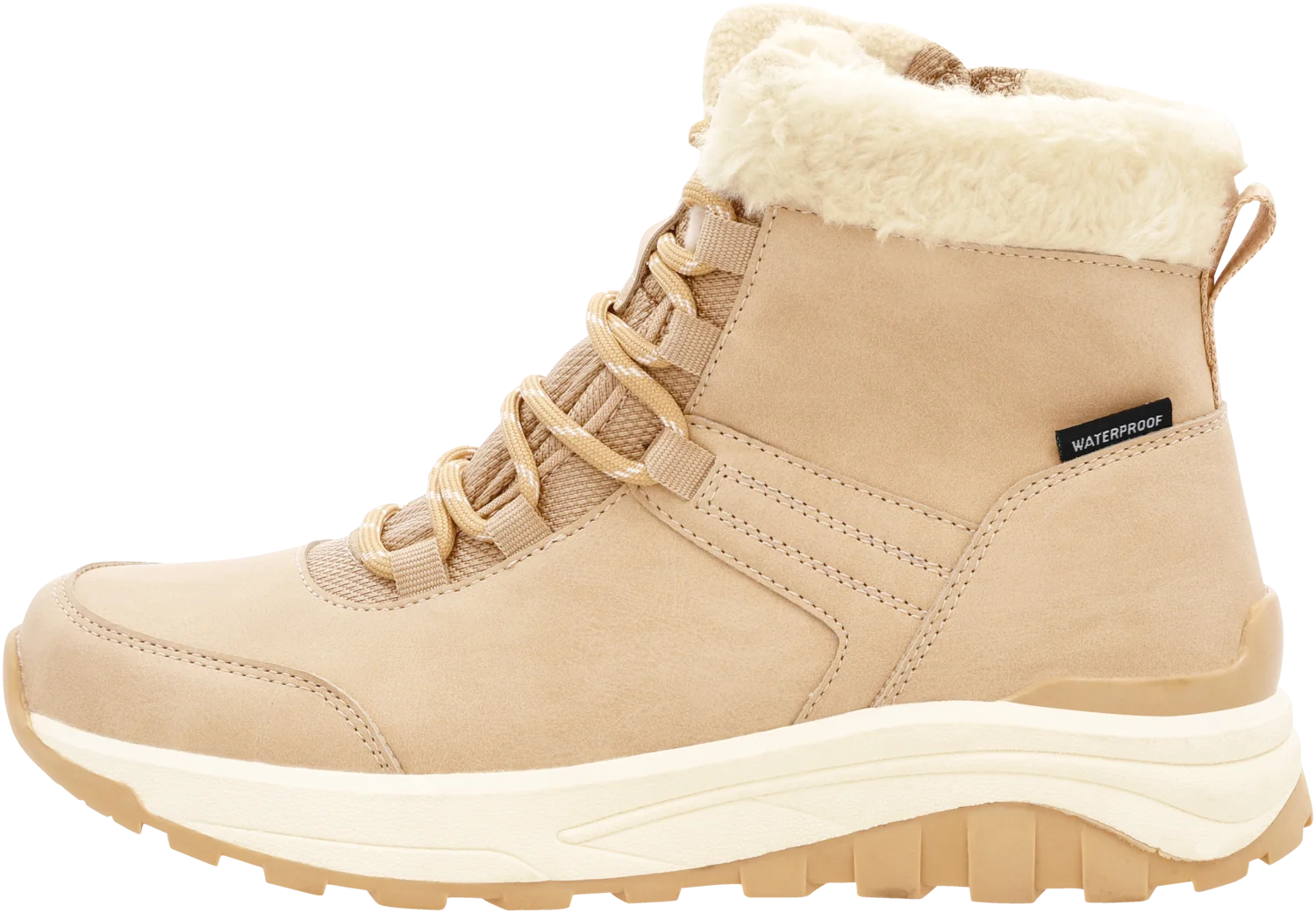 ESMARA® Premium Damen Winterstiefel (Beige, 40) – Bild 3 von 4