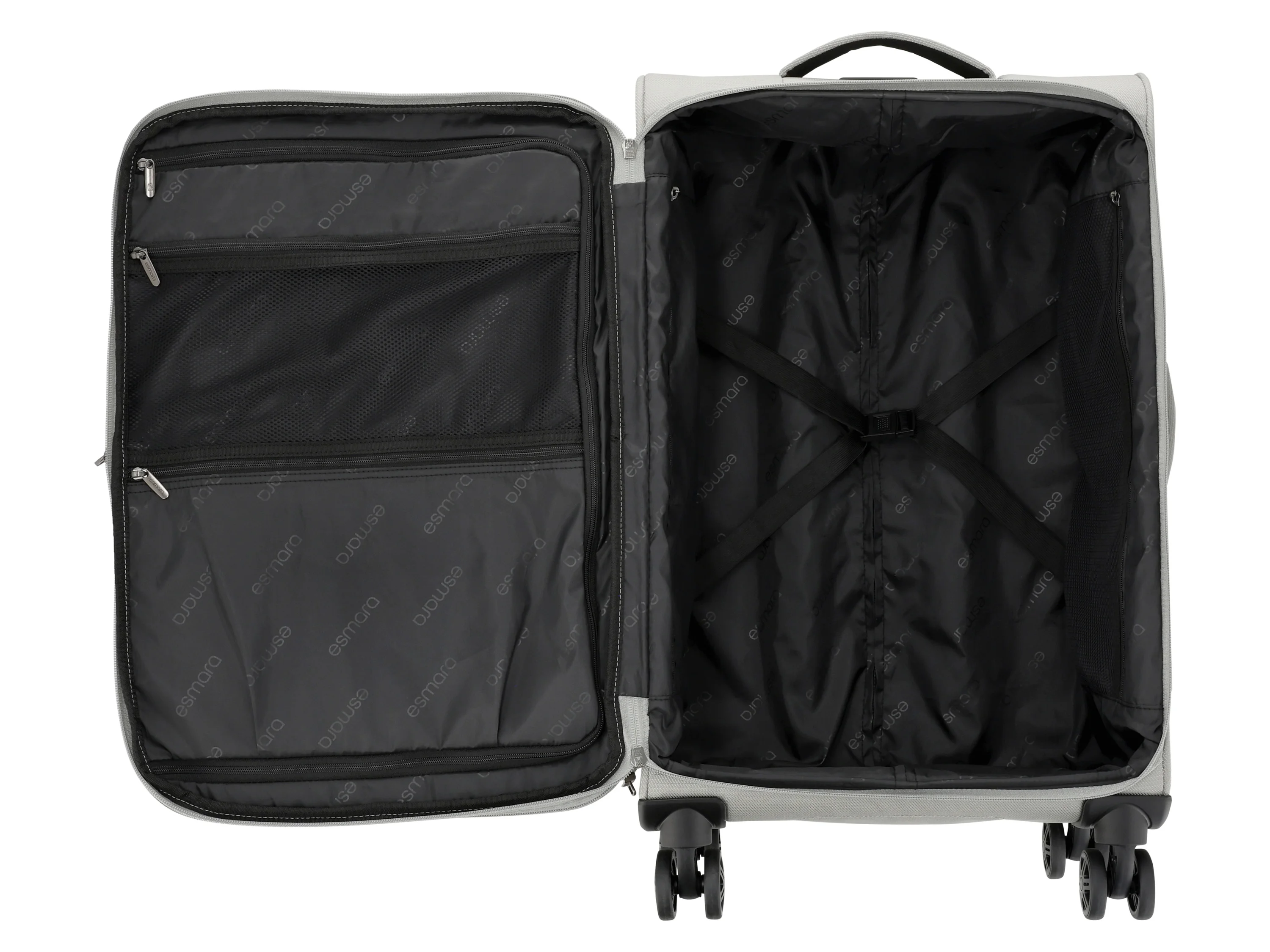 ESMARA® Trolley-Reisekoffer, grau – Bild 3 von 4