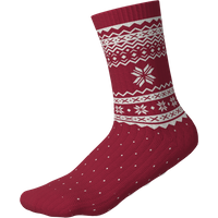 Unisex Thermosocken, 2 Paar (Rot, 39-42)