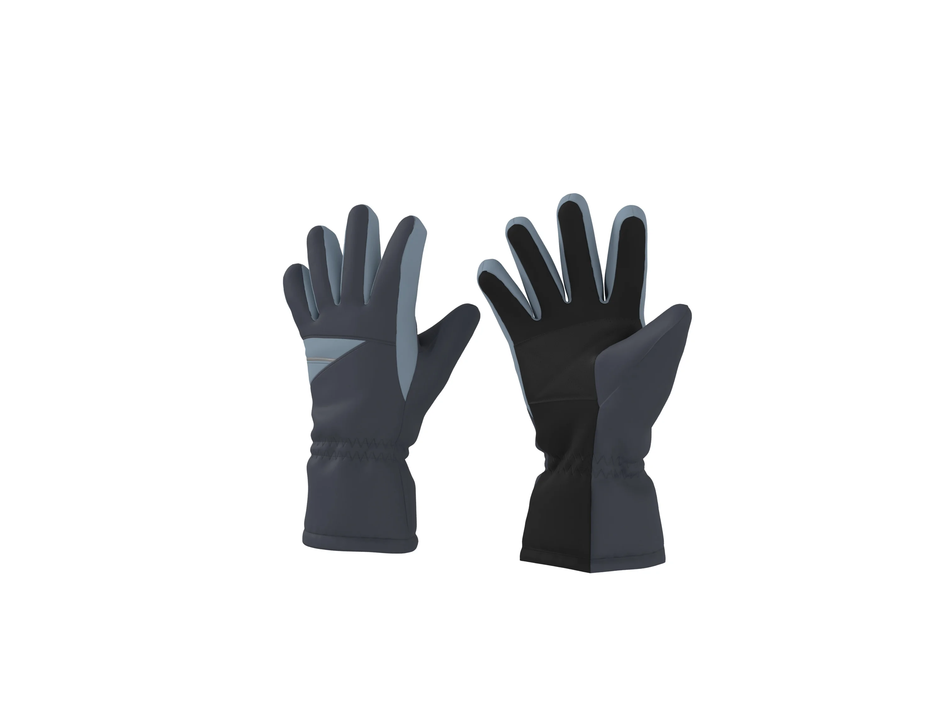 ESMARA® Winterhandschuhe (Blau/Schwarz, 9) – Bild 2 von 3