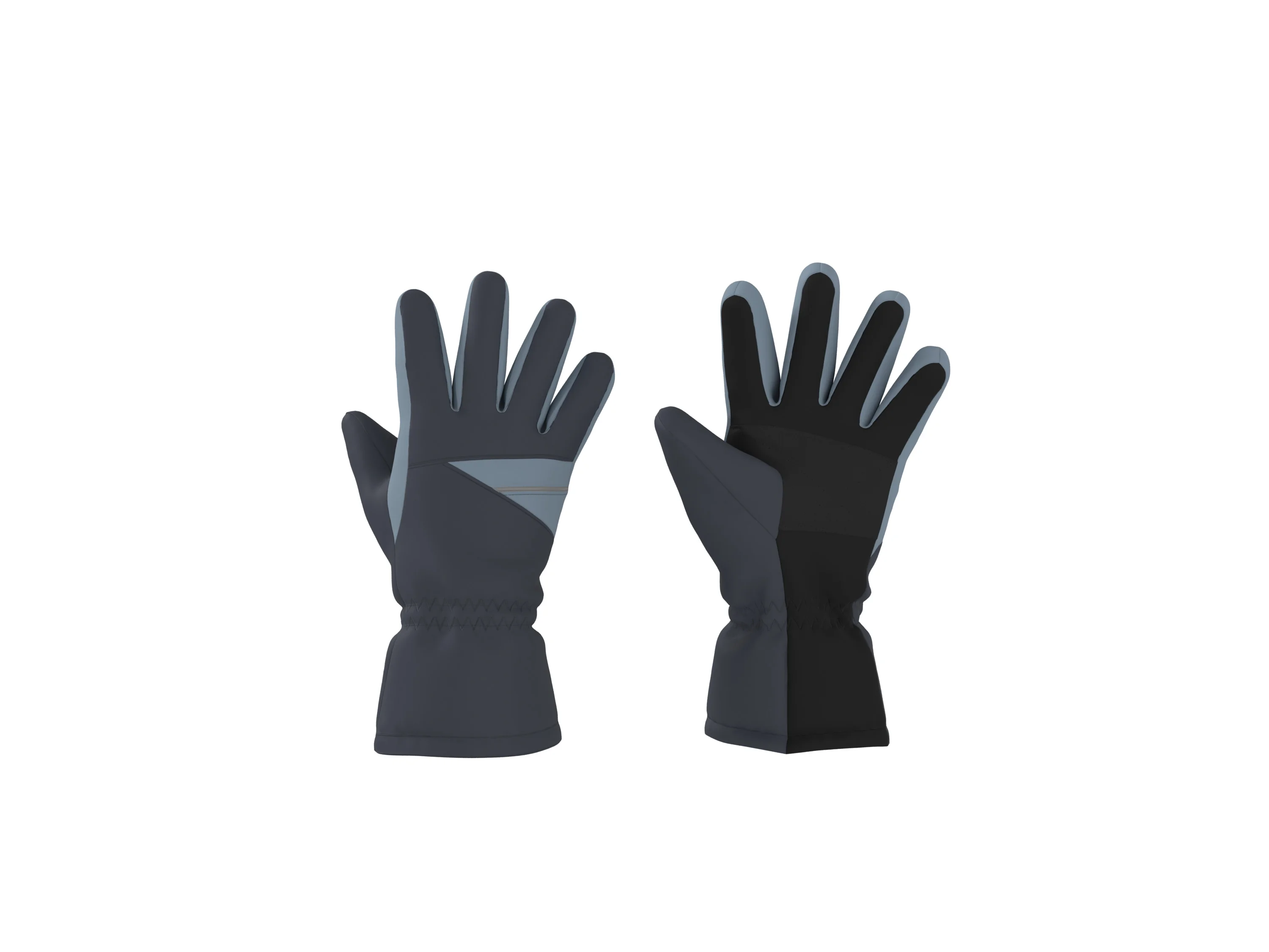 ESMARA® Winterhandschuhe (Blau/Schwarz, 8) – Bild 3 von 3