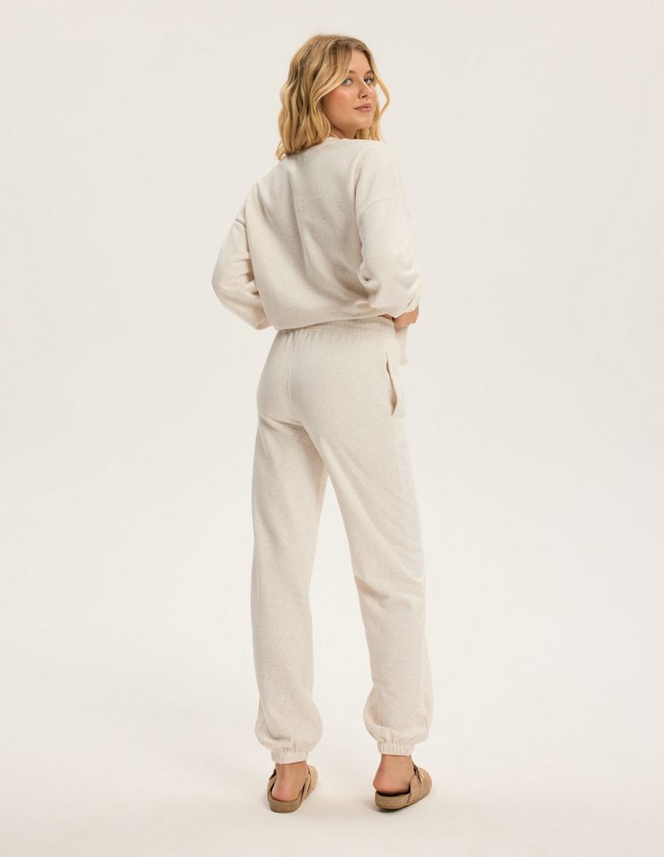 ESOTIQ Schlupfhose Sweathose Baumwolle Mix weich elastischer Bund für Zuhause Cinnamon (1-tlg) – Bild 3 von 5