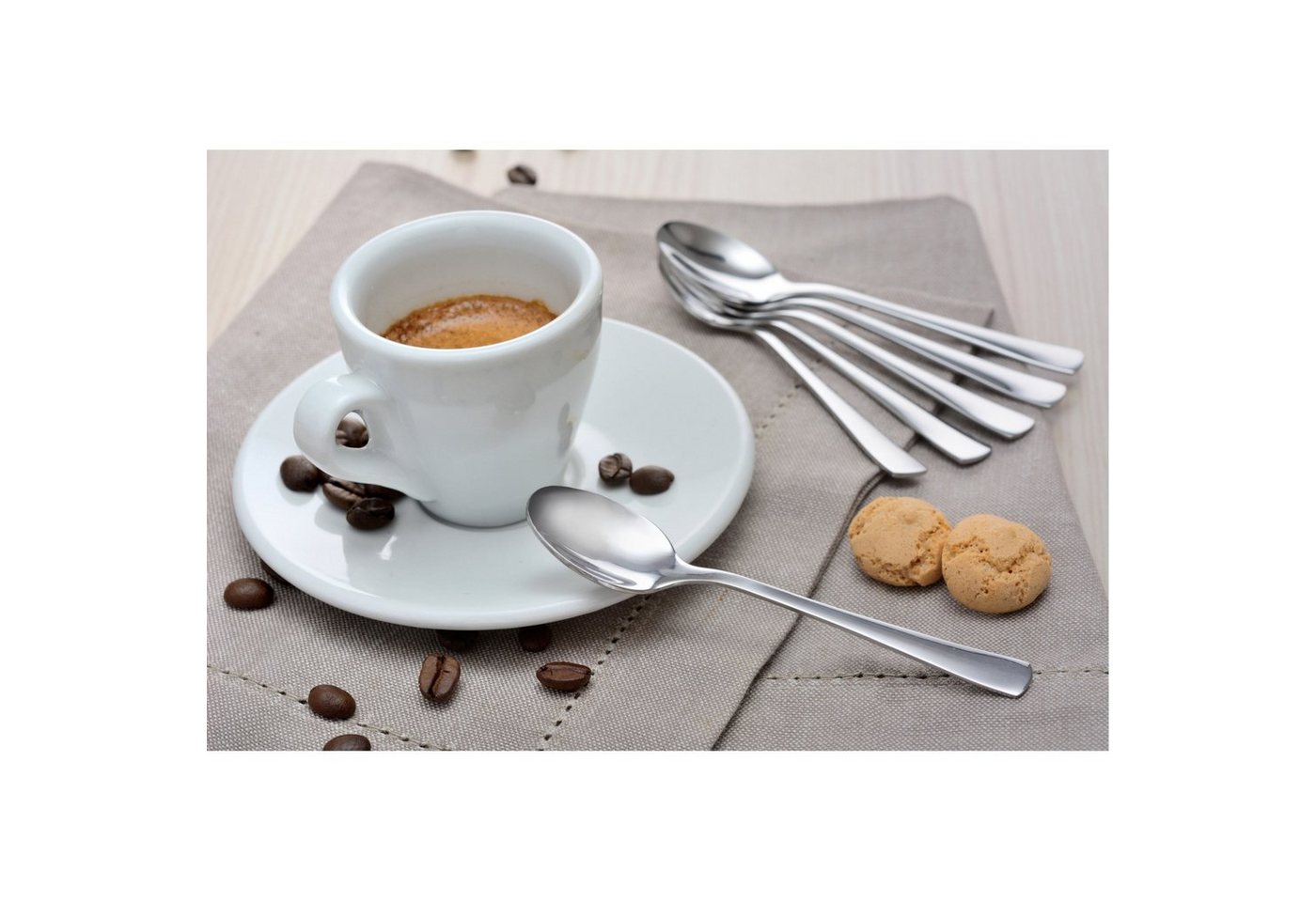 GRÄWE Espressolöffel GRÄWE Espressolöffel 6 Stück, Edelstahl, Serie Würzburg – Bild 3 von 3