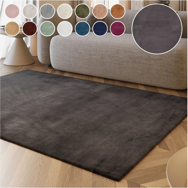 Esprit Hochflor-Teppich Alice ESP-4377, Kunstfell, rechteckig, Höhe: 25 mm, Kaninchenfell-Haptik, besonders weich und dicht, für alle Räume