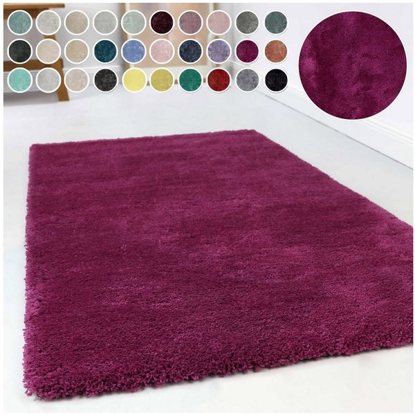 Esprit Hochflor-Teppich Relaxx ESP-4150, rechteckig, Höhe: 25 mm, Wohnzimmer, sehr große Farbauswahl, weicher dichter Hochflor