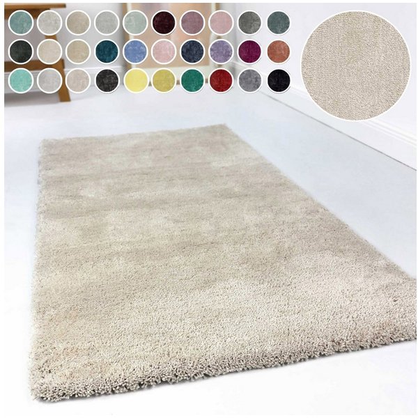 Esprit Hochflor-Teppich Relaxx ESP-4150, rechteckig, Höhe: 25 mm, Wohnzimmer, sehr große Farbauswahl, weicher dichter Hochflor