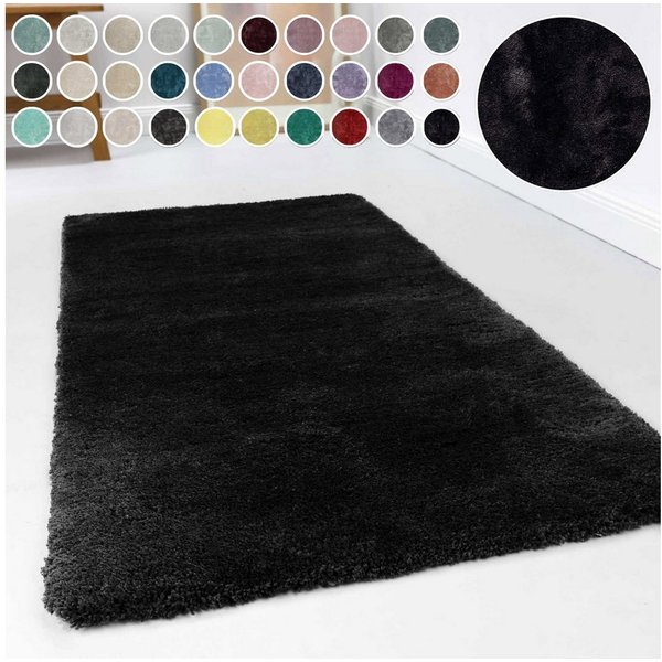 Esprit Hochflor-Teppich Relaxx ESP-4150, rechteckig, Höhe: 25 mm, Wohnzimmer, sehr große Farbauswahl, weicher dichter Hochflor