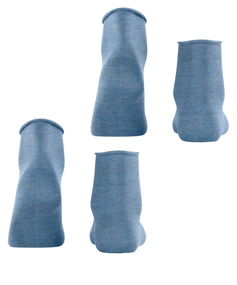 Esprit Kurzsocken Basic Pure (2 Paar) unifarbenes Basic-Design, Rollbündchen – Bild 3 von 5