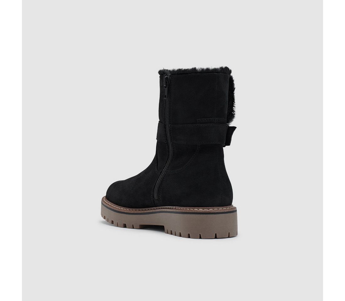 Esprit SAN REMO Winterboots Stiefelette, Boots mit Warmfutter und Zierschnalle am Schaft – Bild 3 von 4