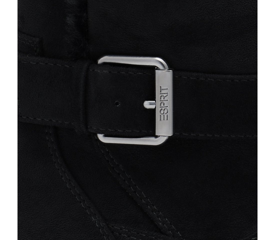 Esprit SAN REMO Winterboots Stiefelette, Boots mit Warmfutter und Zierschnalle am Schaft – Bild 4 von 4