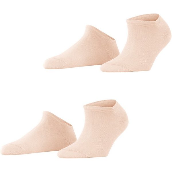 Esprit Sneakersocken Uni (2 Paar) verstärkt, knöchelfrei und aus weichem Material Baumwolle