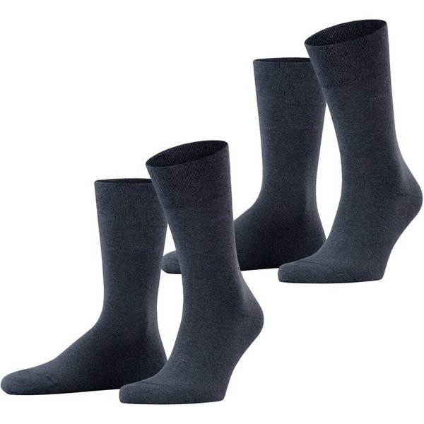 Esprit Socken Basic Easy (2-Paar, 2 Paar) druckfreier, breiter Komfortbund, atmungsaktiv, uni Socken