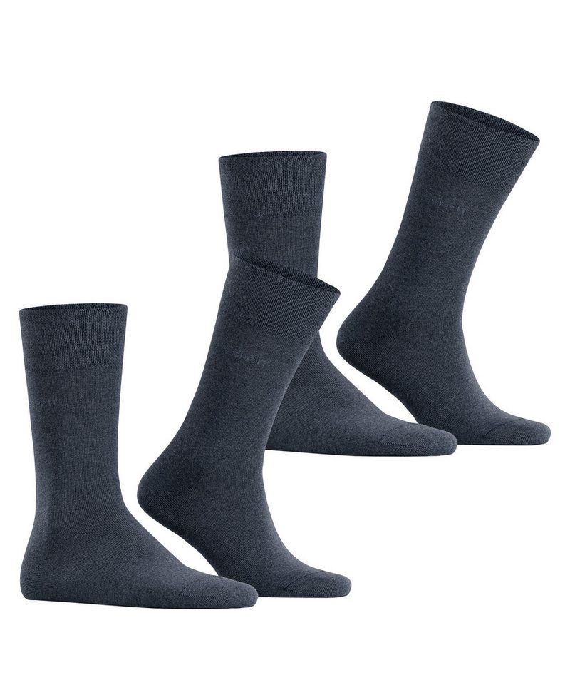 Esprit Socken Basic Easy (2-Paar, 2 Paar) druckfreier, breiter Komfortbund, atmungsaktiv, uni Socken – Bild 2 von 5
