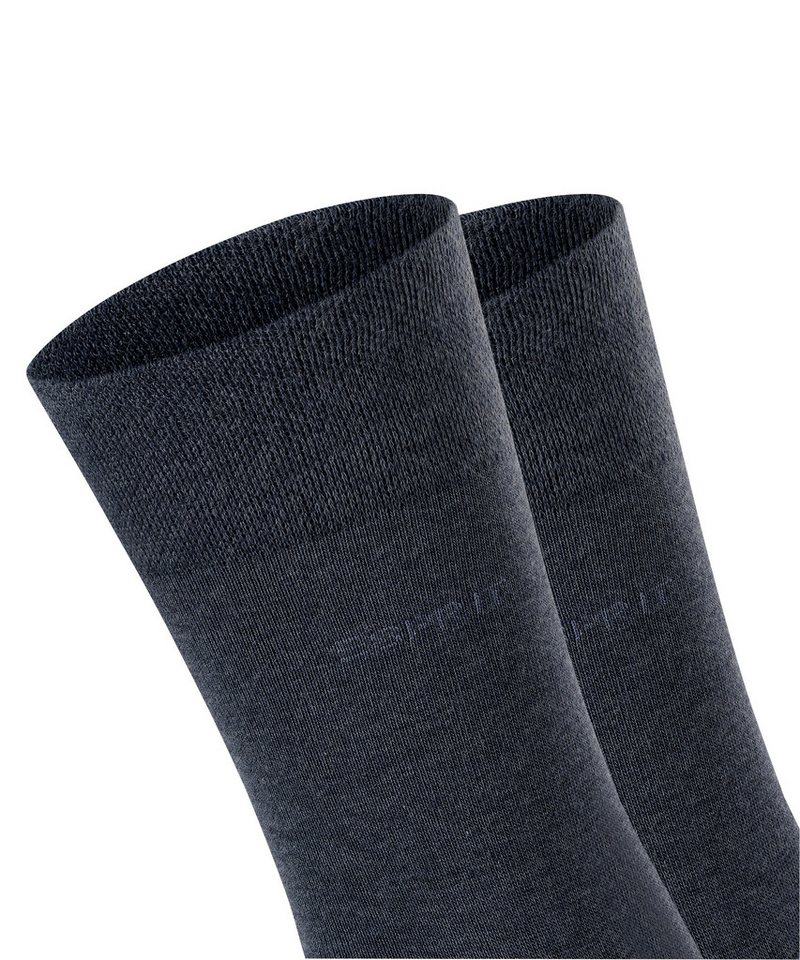 Esprit Socken Basic Easy (2-Paar, 2 Paar) druckfreier, breiter Komfortbund, atmungsaktiv, uni Socken – Bild 4 von 5