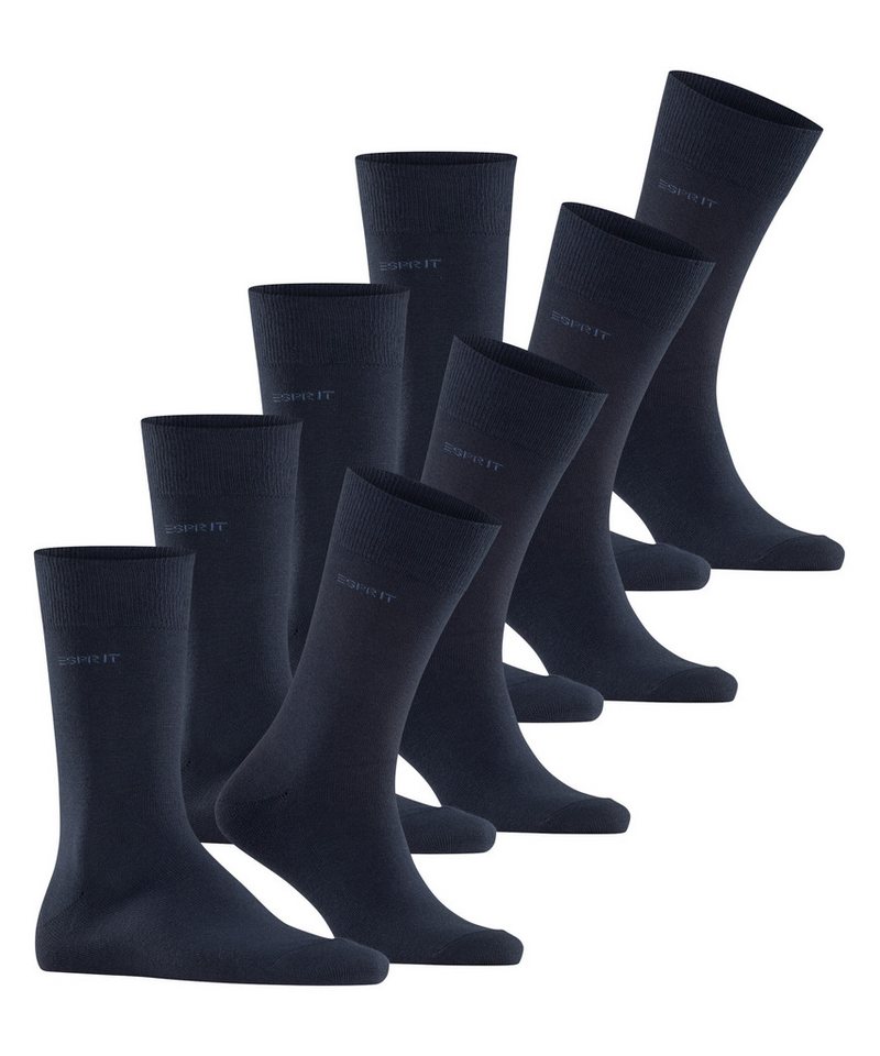 Esprit Socken Solid (4 Paar) uni Socken, Basic Vorteilspack, wadenhoch – Bild 2 von 5