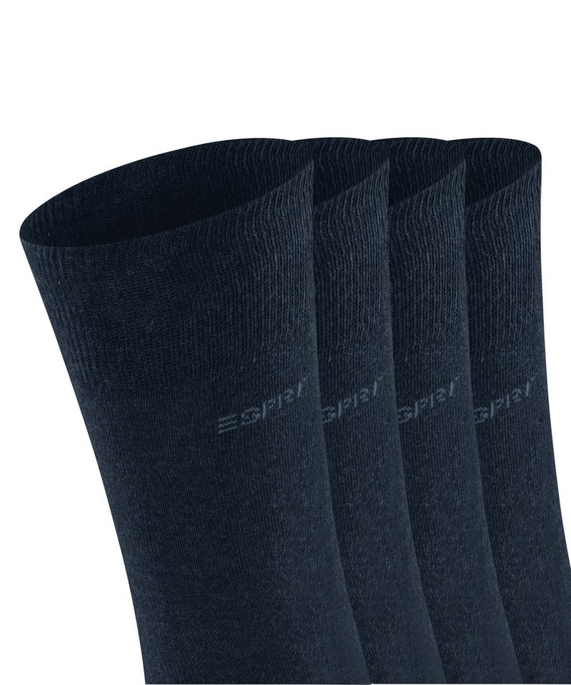 Esprit Socken Solid (4 Paar) uni Socken, Basic Vorteilspack, wadenhoch – Bild 4 von 5