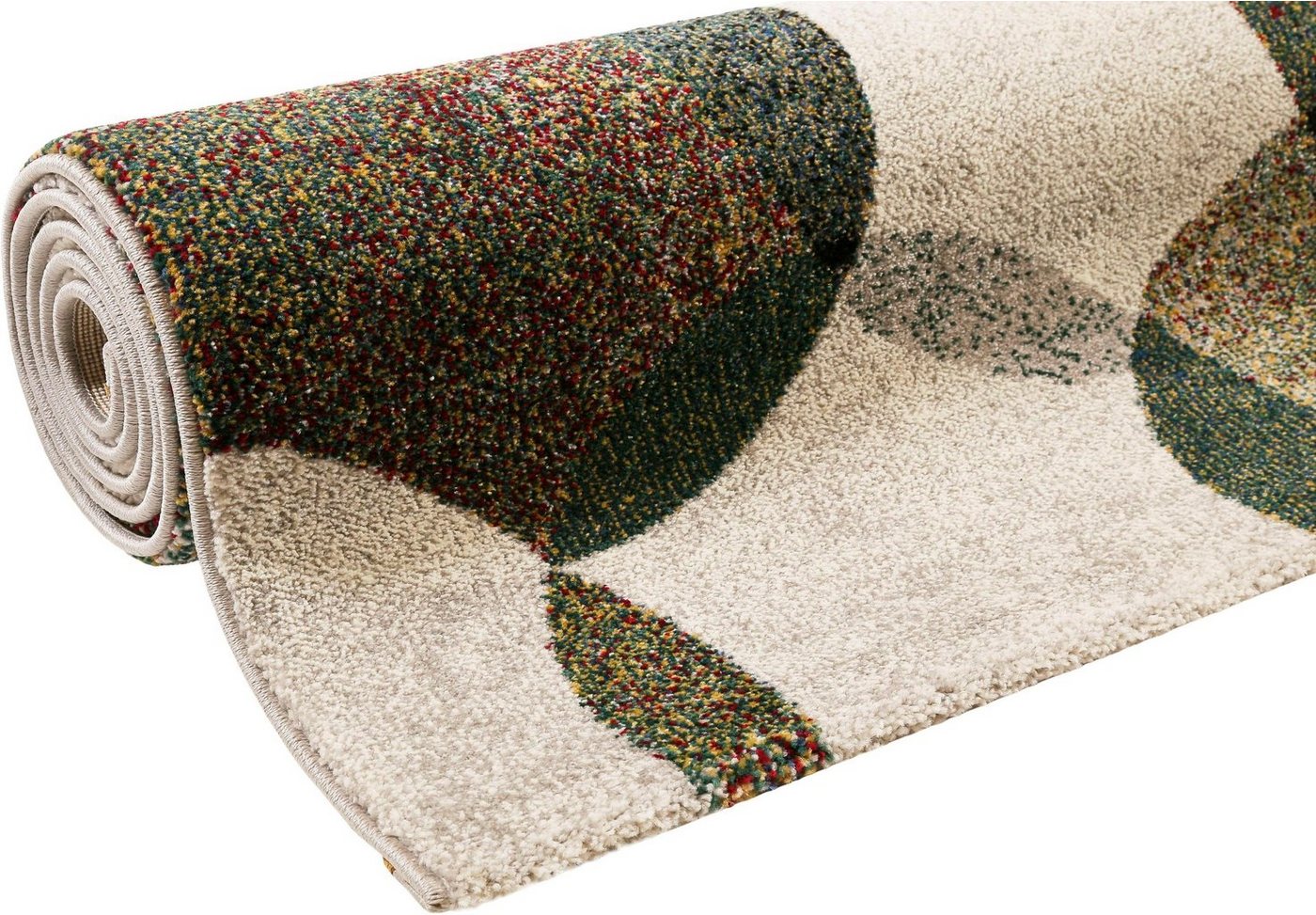 Esprit Teppich Modernina ESP-3378, rechteckig, Höhe: 13 mm, weicher Kurzflor in modernem Design, Wohnzimmer, Schlafzimmer, bunt – Bild 4 von 5