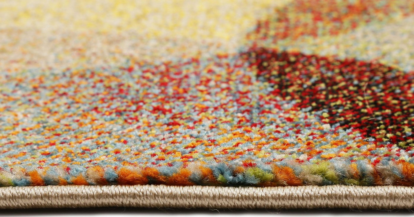 Esprit Teppich Modernina ESP-3378, rechteckig, Höhe: 13 mm, weicher Kurzflor in modernem Design, Wohnzimmer, Schlafzimmer, bunt – Bild 5 von 5