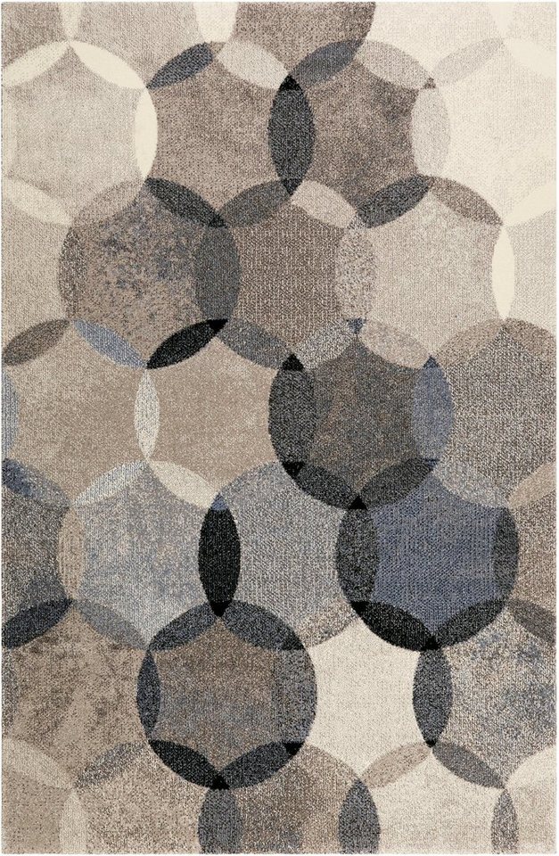 Esprit Teppich Modernina ESP-3378, rechteckig, Höhe: 13 mm, weicher Kurzflor in modernem Design, Wohnzimmer, Schlafzimmer, bunt – Bild 2 von 5