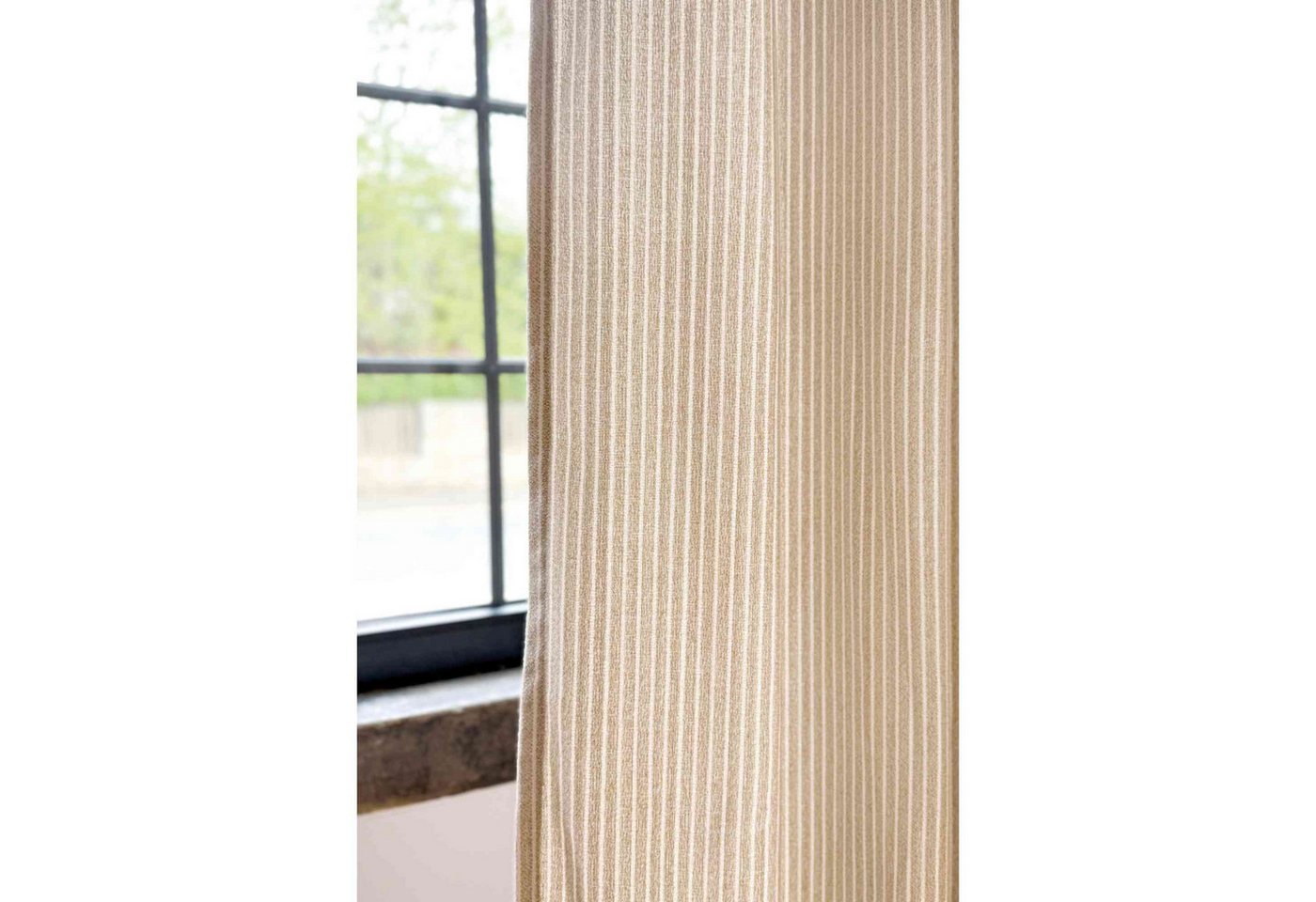 Esprit Vorhang FUN Ösenvorhang (1 St), Öse, Polyester, 140 x 250 cm in Beige – Bild 5 von 5
