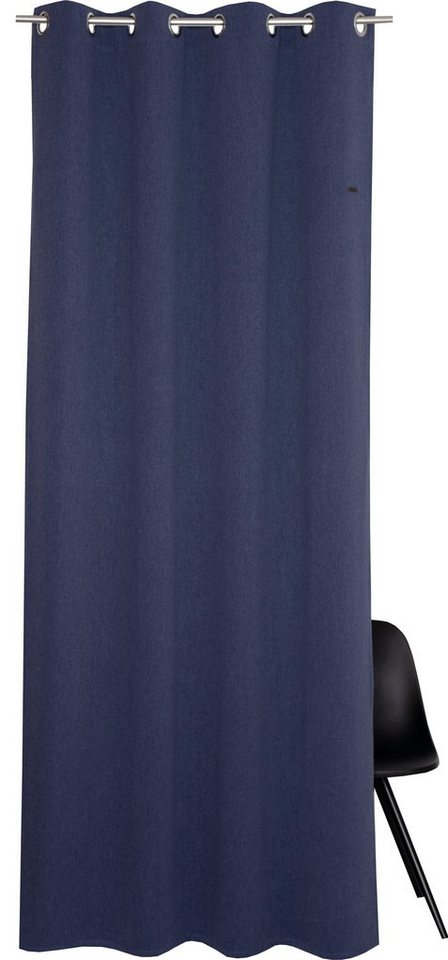 Esprit Vorhang Harp (1 St), Ösen, blickdicht, Webgardine blickdicht mit Ösen, fertig konfektioniert – Bild 2 von 5