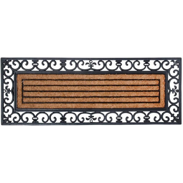 esschert design Fußmatte, Rechteckig, Höhe: 1 mm, Farbe: Braun, Höhe: 1cm